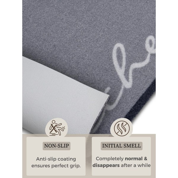 Pilkas kilimas Zala Living Kitchen, 50 x 150 cm-image-4