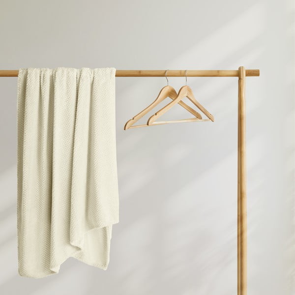 Kreminis mikropluošto pledas DecoKing Henry, 170 x 210 cm-image-3