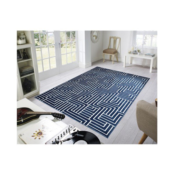 Mėlynas kilimas Webtappeti Reflex Faro, 140 x 200 cm