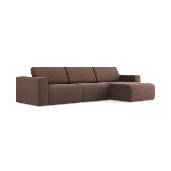 Rožinės spalvos modulinė kampinė sofa (su dešiniuoju kampu) Kalea – Makamii-image-2