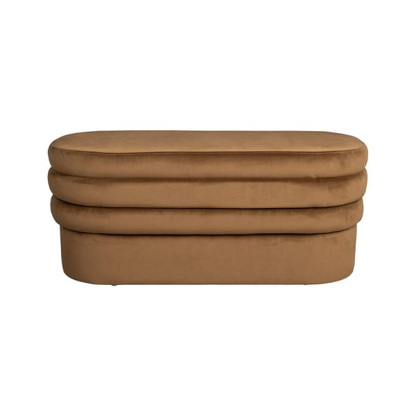 Rudos spalvos iš velveto suolas Aditi – Dutchbone