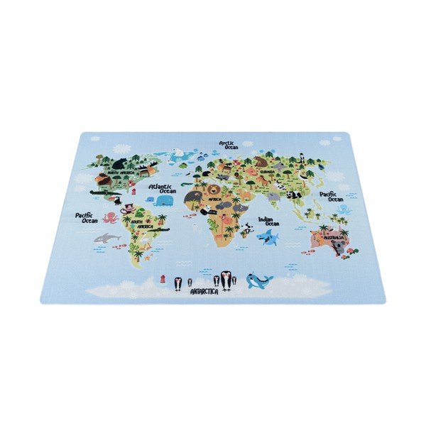 Šviesiai mėlynos spalvos vaikiškas kilimas 160x230 cm Play – Ayyildiz Carpets-image-4