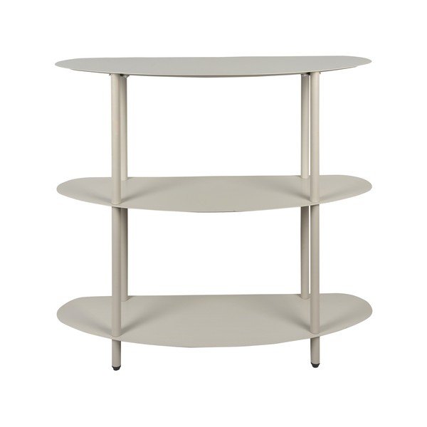 Pilkos spalvos iš metalo pastatoma lentyna 90x82x28 cm Riqueza – Leitmotiv-image-2