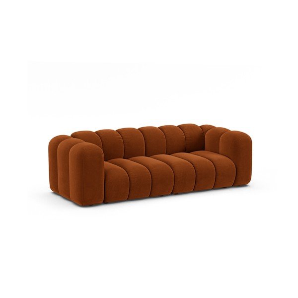 Sofa oranžinės spalvos 228 cm Lupine – Micadoni Home-image-1