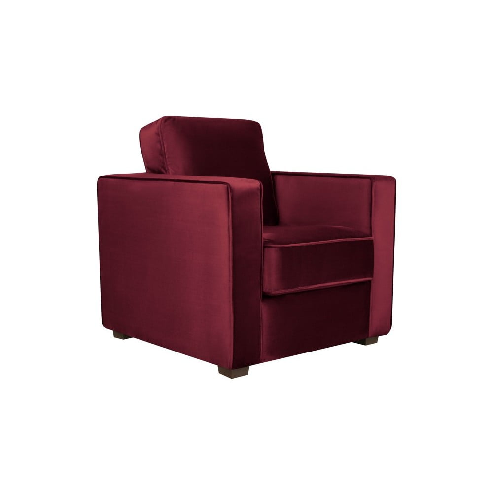 Bordo spalvos fotelis Cosmopolitan Design Denver