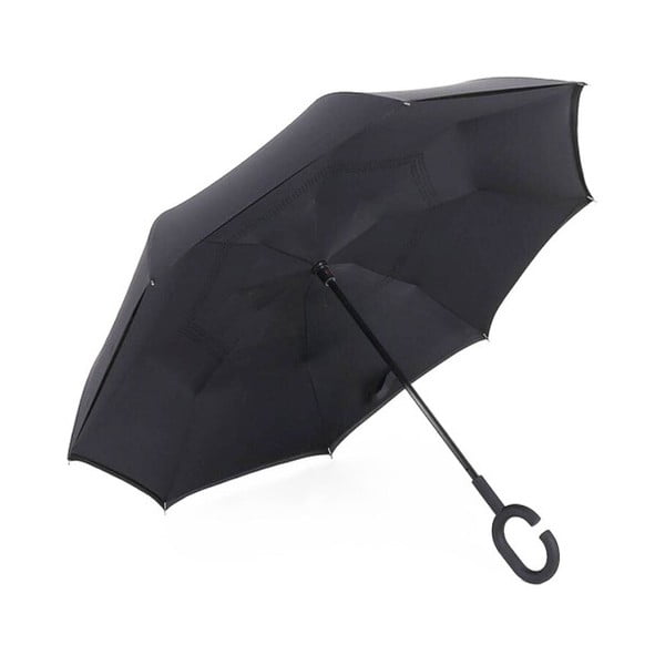 Juodas skėtis "Ambiance Interior", ⌀ 110 cm