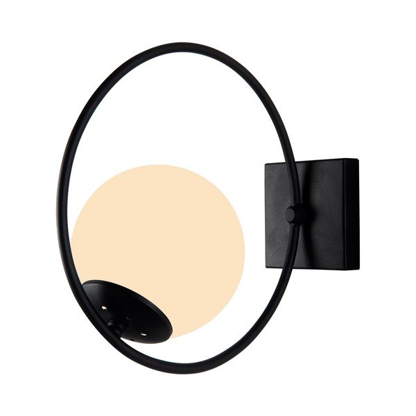 Sieninė lempa juodos spalvos ø 15 cm Ates – Squid Lighting