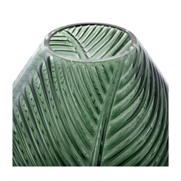 Vaza iš stiklo žalios spalvos (aukštis 22 cm) Terrassa – AmeliaHome-image-2