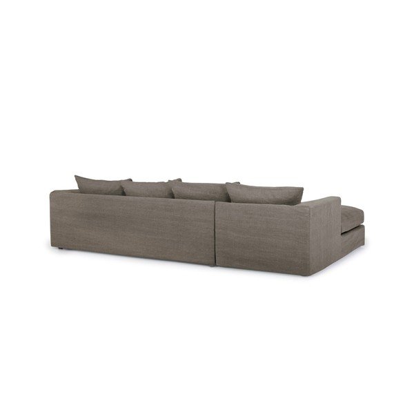 Rudos spalvos sofa su kairiuoju šoniniu šezlongu "Scandic Portland-image-2