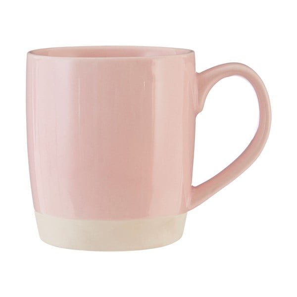 Rožinis akmens masės puodelis Premier Housewares, 370 ml