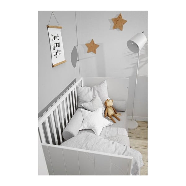 Pilka vaikiška patalynė BELLAMY Stripes, 140 x 200 cm-image-2