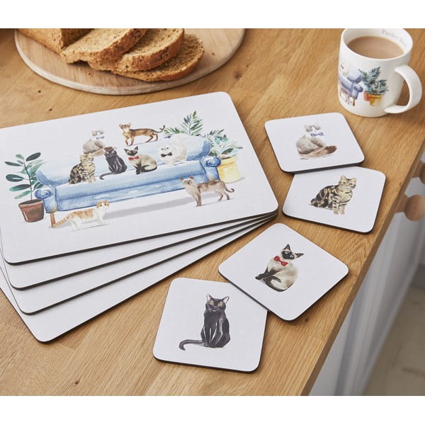 Padėkliukai komplekte 8 vnt. Curious Cats – Cooksmart ®-image-1