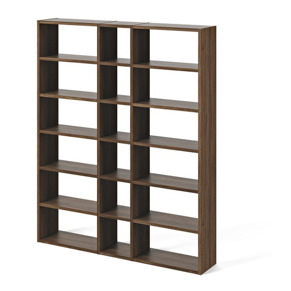Tamsiai ruda knygų letyna TemaHome Pombal, aukštis 224 cm-image-2