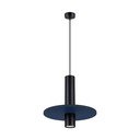 Tamsiai mėlynos spalvos/smėlio spalvos iš metalo kabantis šviestuvas ø 30 cm Olisa – Sollux