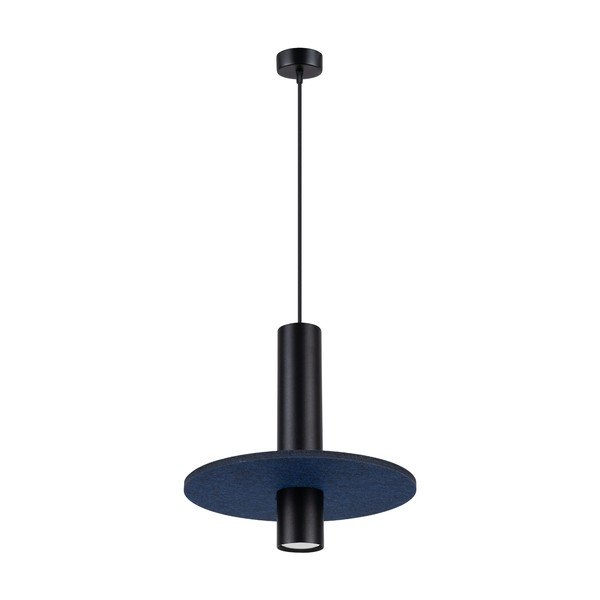 Tamsiai mėlynos spalvos/smėlio spalvos iš metalo kabantis šviestuvas ø 30 cm Olisa – Sollux