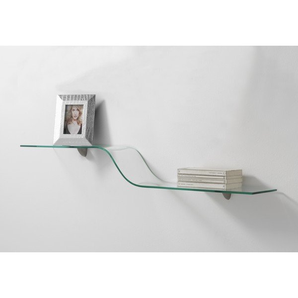 Stiklinė sieninė lentyna Tomasucci Wave-image-1