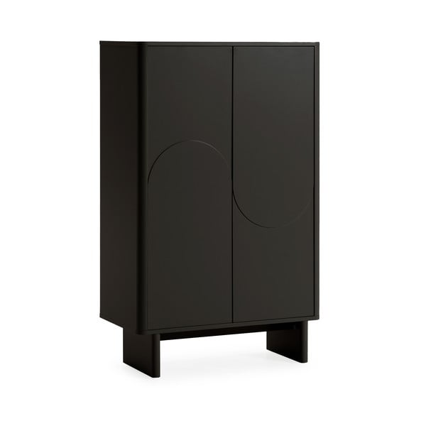 Juodos spalvos spintelė 80x130x40 cm Solei – MOME-image-2