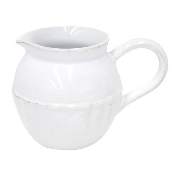 Baltos keramikos pieno ąsotis Costa Nova Alentejo, 420 ml