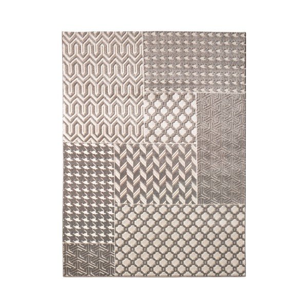 Kilimas Schöngeist & Petersen Noblesse Patchwork Dark, 290 x 200 cm
