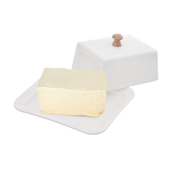 Balta porcelianinė sviestinė Orion Whiteline-image-1