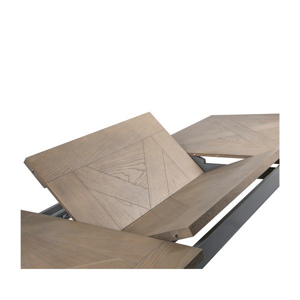 Pilkas sulankstomas valgomojo stalas "Canett Royal", 200 cm-image-4