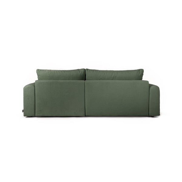 Iš boucle sulankstoma kampinė sofa žalios spalvos (su dešiniuoju kampu) Quinoa – Bonami Selection-image-4