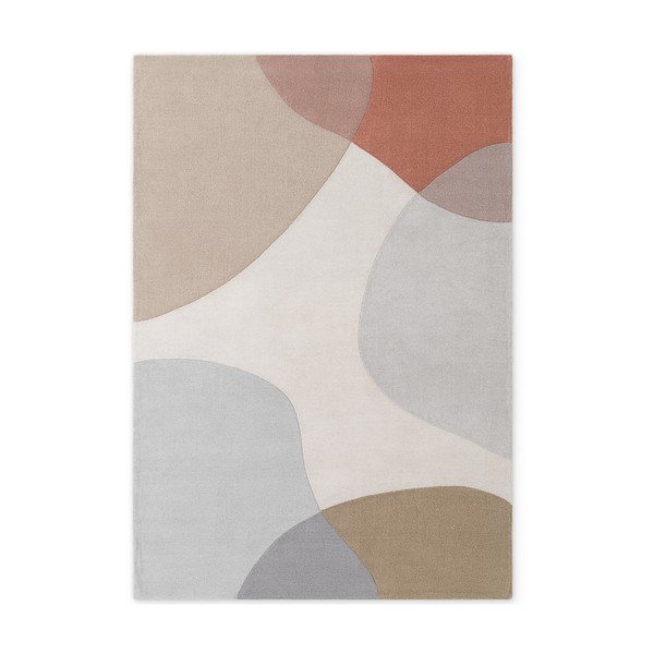 Rankų darbo smėlio spalvos iš vilnos kilimas 160x230 cm Hackney Clarissa – Ted Baker