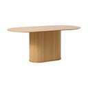 Valgomojo stalas su ąžuolo dekoro stalviršiu 95x180 cm Nola – Unique Furniture