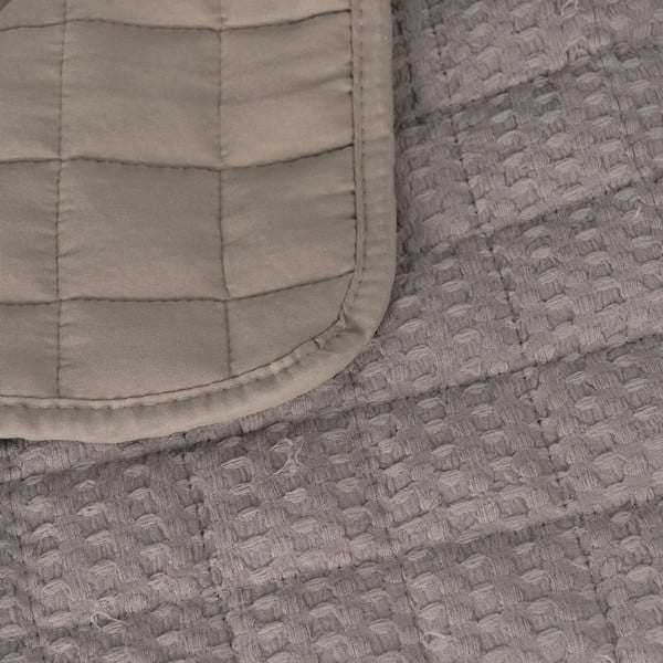 Smėlio spalvos dygsniuota lovatiesė 180x260 cm – Ixia-image-1