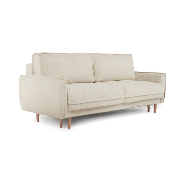 Sulankstoma sofa smėlio spalvos iš boucle 215 cm Patti – Bonami Selection-image-2