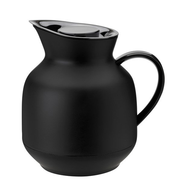 Juodos spalvos iš plastiko termosas 1 l Amphora – Stelton
