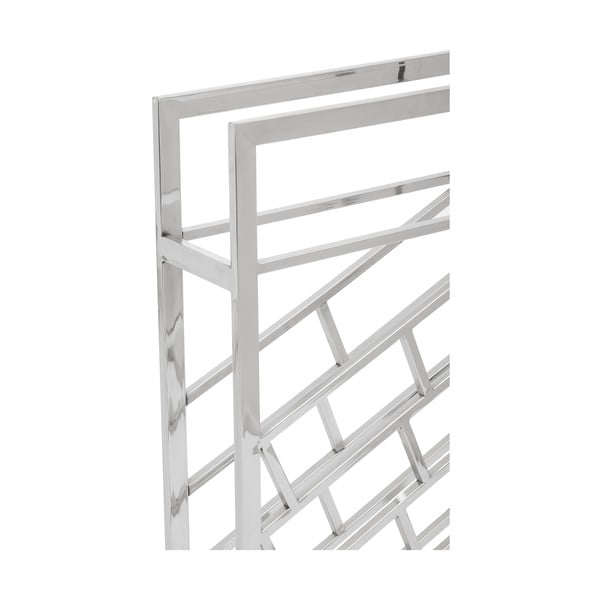 Vyno lentyna iš metalo blizgios sidabrinės spalvos butelių skaičius 24 Barolo – Premier Housewares-image-4