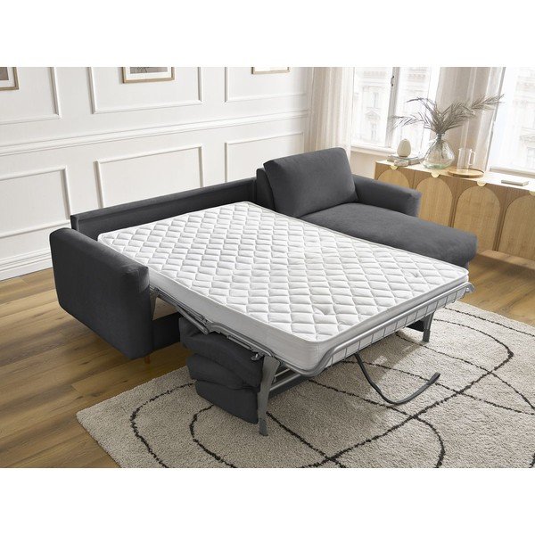 Juodos spalvos kampinė sofa Nouveau Cocoone – Bobochic Paris-image-1
