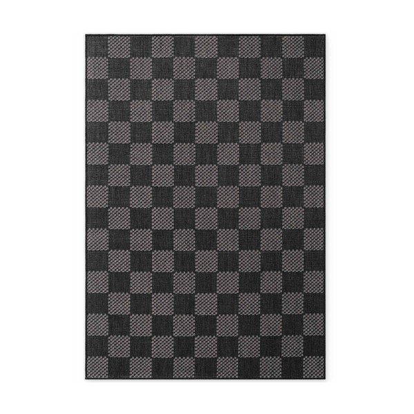 Juodos spalvos/kreminės spalvos lauko ir vidaus kilimas 200x300 cm Haringey Dorothy – Ted Baker