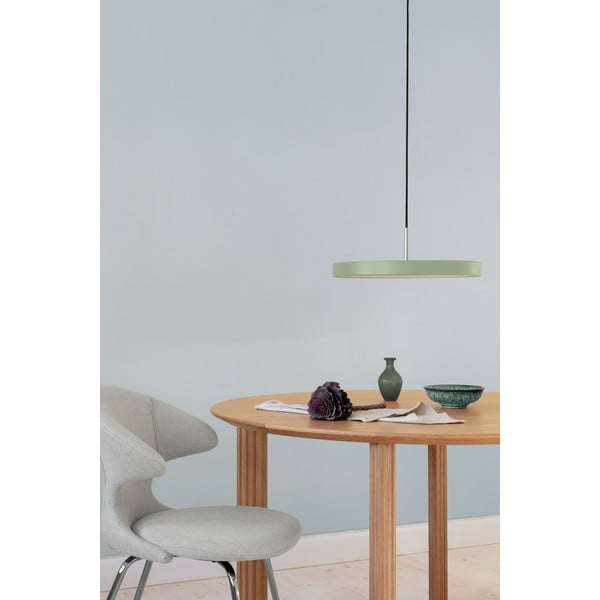 Kabantis šviestuvas šviesiai žalios spalvos LED ø 43 cm su metaliniu gaubtu Asteria Medium – UMAGE-image-1