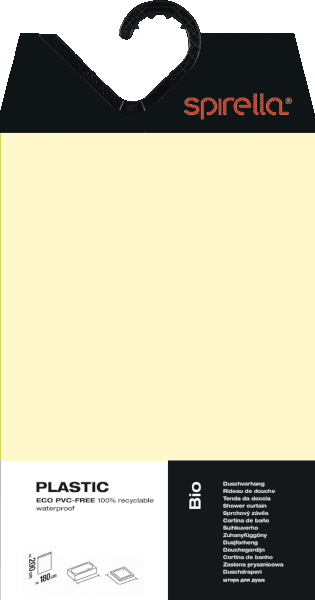 Dušo užuolaida 180x200 cm Bio – Spirella-image-2