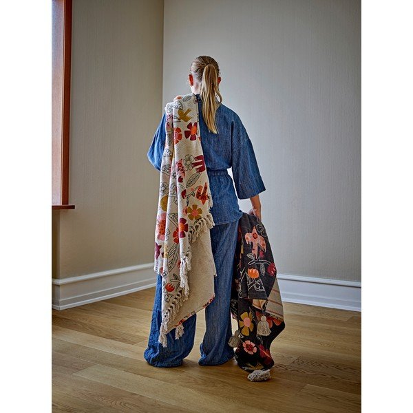 Antklodė ir pledas 130x160 cm Vivielle – Bloomingville-image-2