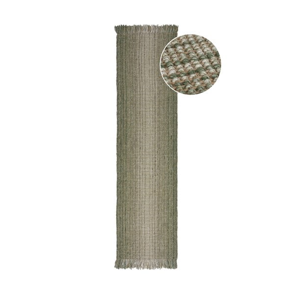 Kilimas žalios spalvos 60x230 cm – Flair Rugs