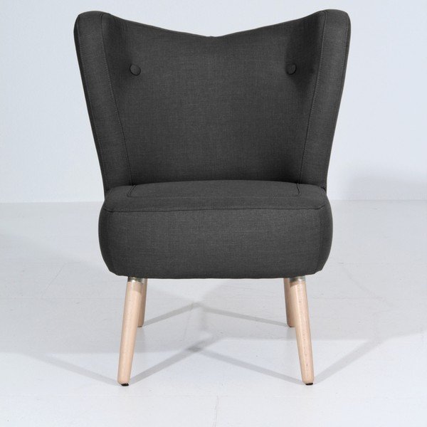 Juodas fotelis Max Winzer Sari-image-1