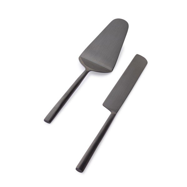 Iš nerūdijančio plieno torto serviravimo rinkinys 2 vnt. Hestia – Bizzotto-image-1