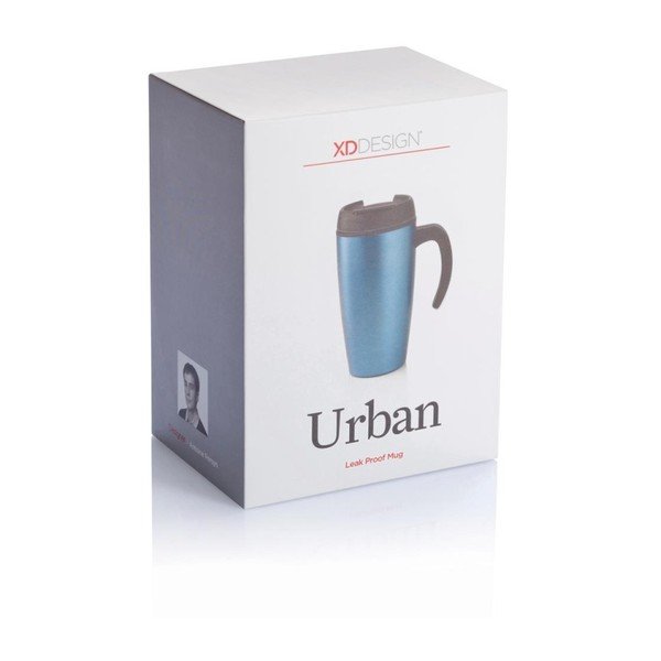 Mėlynas termo puodelis XD Design Urban, 400 ml-image-1