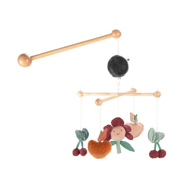 Muzikinė pakabinama karuselė Pomme des Bois - Moulin Roty-image-1