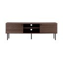 Rudos spalvos TV spintelė iš ąžuolo 40x50x150 cm Kyoto – House Nordic