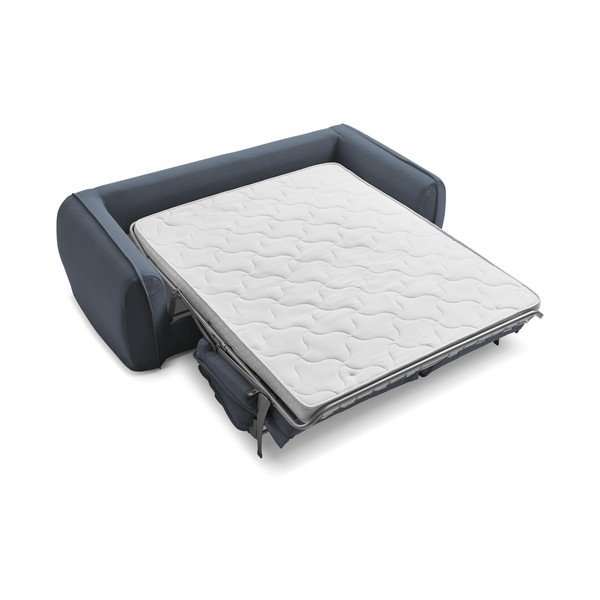 Mėlynos spalvos sofa miegojimui/sulankstoma 236 cm Archimede – Bobochic Paris-image-4