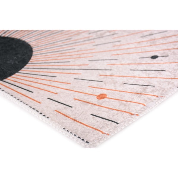 Skalbiamas kilimas kreminės spalvos 80x150 cm – Vitaus-image-2