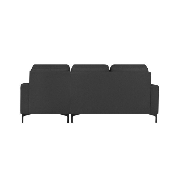 Tamsiai pilka kampinė sofa "Cosmopolitan" dizainas Atlanta, kairysis kampas-image-1