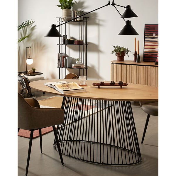 Valgomojo stalas su mango medienos stalviršiu Kave Home, 200 x 110 cm-image-1