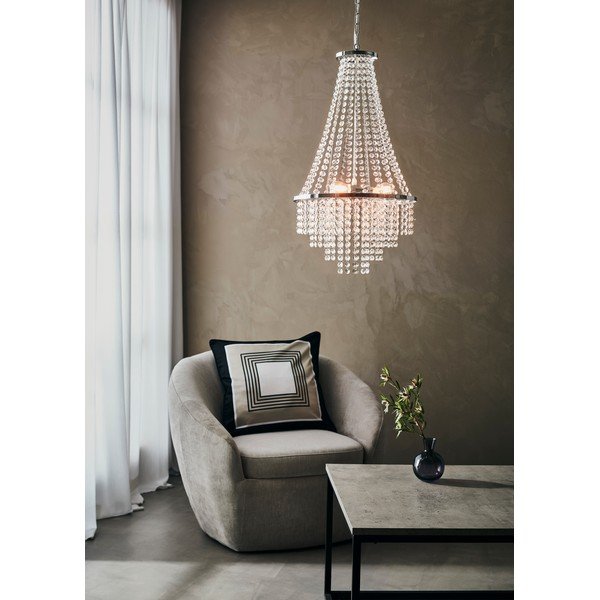 Baltas pakabinamas šviestuvas Markslöjd Allington Chandelier, ø 38 cm-image-1