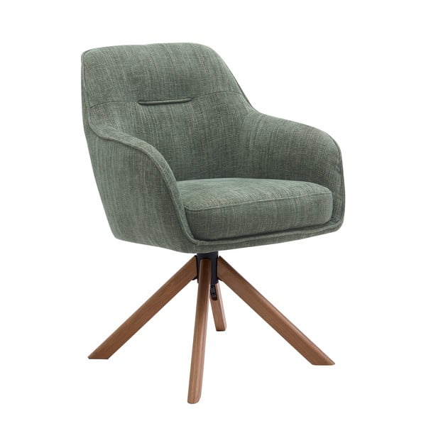 Žalios spalvos iš audinio valgomojo kėdžių komplektas 2 vnt. Avola – Unique Furniture