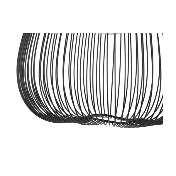 Juodos spalvos metalinis pakabinamas šviestuvas Leitmotiv Lucid, ø 35 cm-image-4